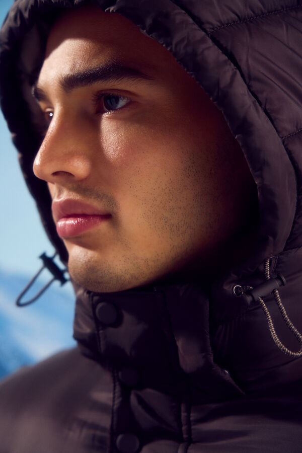 Springfield Casaco acolchoado térmico castanho