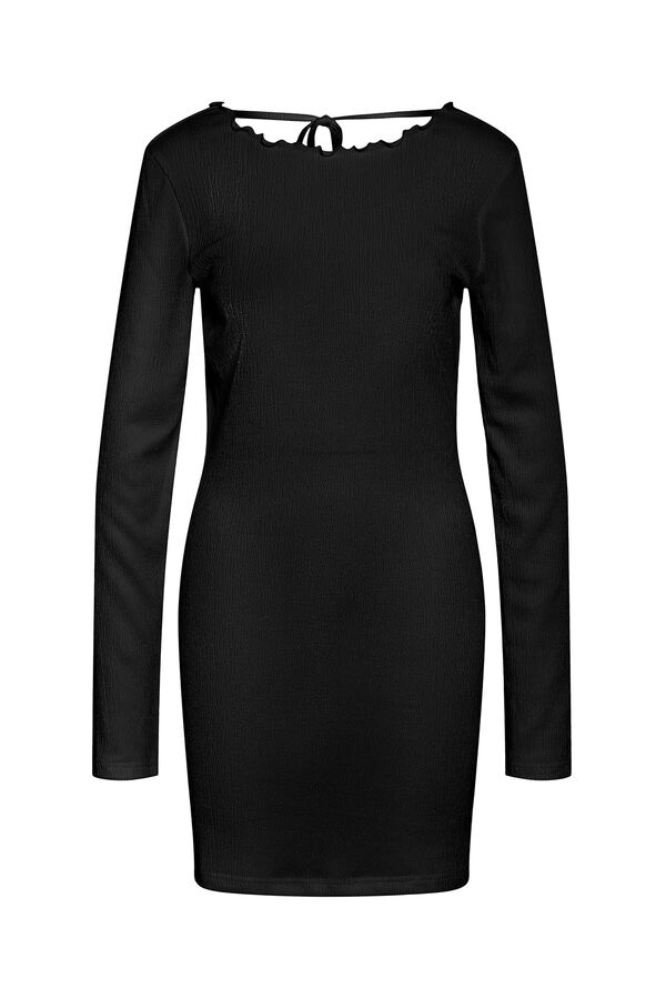 Noisy May Vestido Decote Costas preto