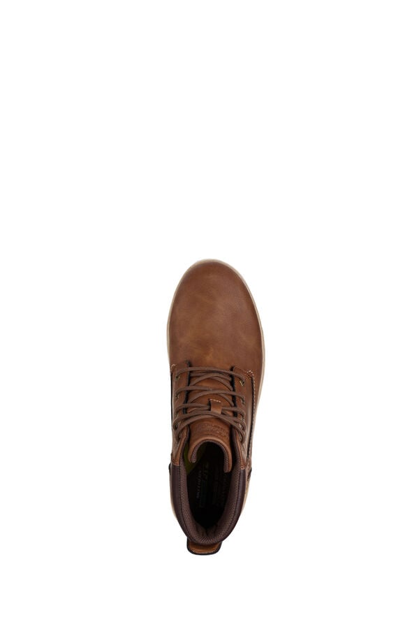 Skechers Botas Garlan Imperme&aacute;veis ​​Relaxed Fit - Deno cru