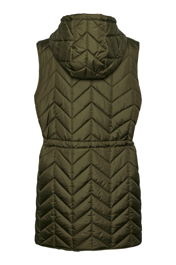 Pieces Colete acolchoado verde
