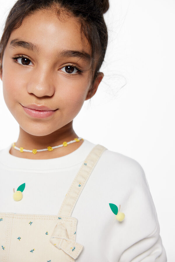 Springfield Kids Pichi estampado ni&ntilde;a beige