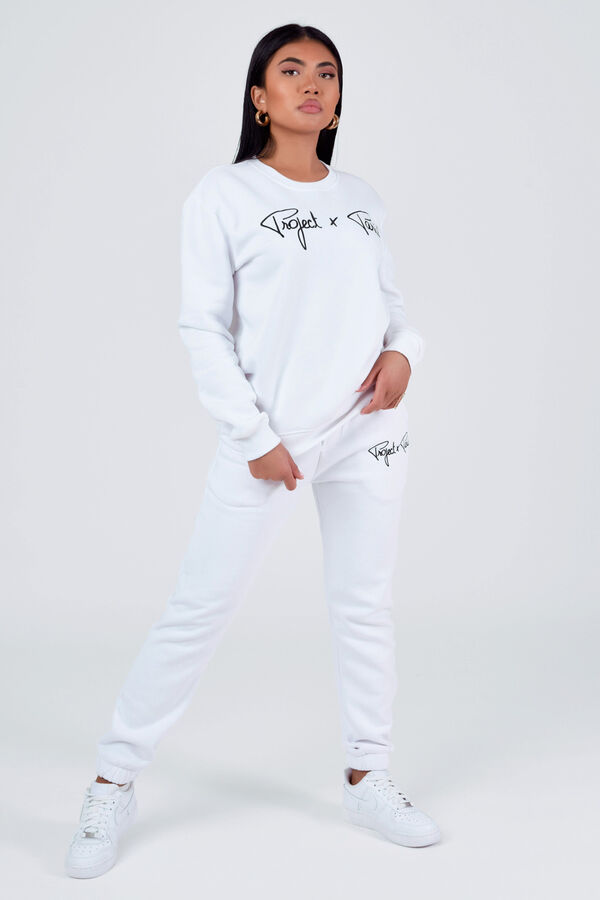 Project X Paris Sweatshirt gola redonda branco