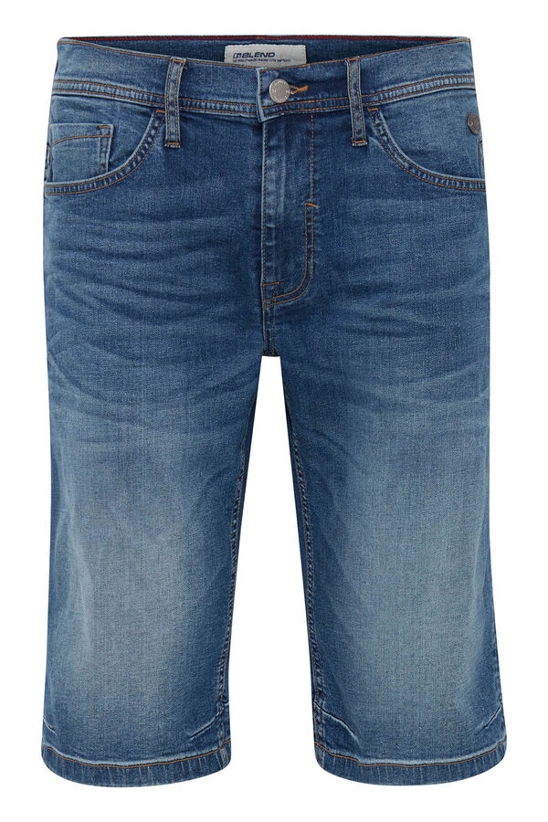 Blend Bermuda Denim Capri azul