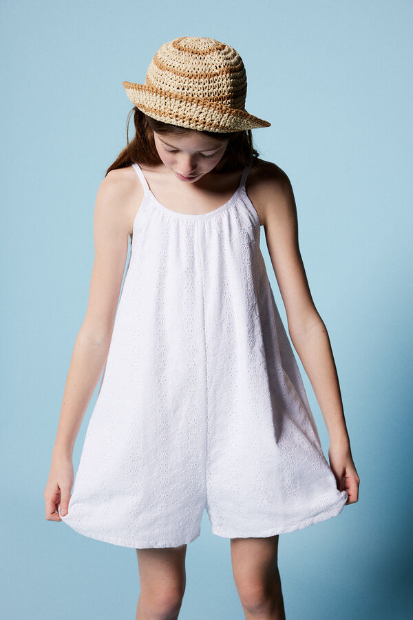 Springfield Kids Mono bordado suizo ni&ntilde;a kaki