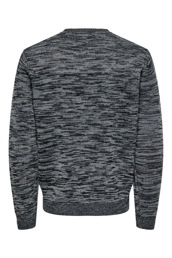 Only & Sons Jersey cuello redondo gris