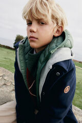 Springfield Kids Parka de pa&ntilde;o ni&ntilde;o azul