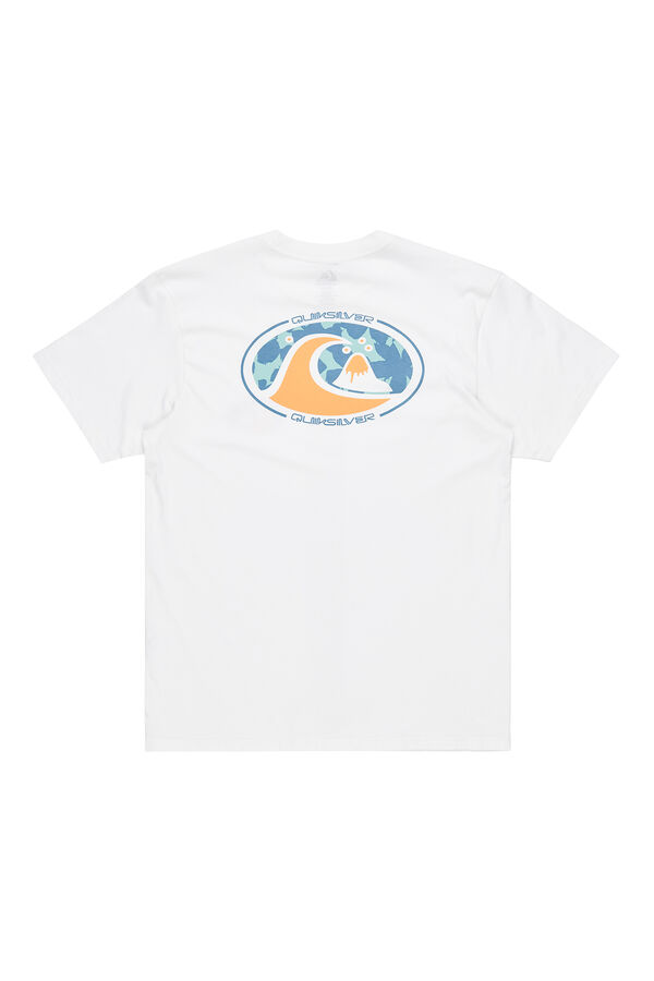 Quiksilver  Camiseta masculina de manga curta branco