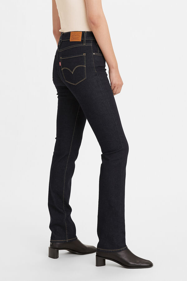 Springfield Jeans Straight De Talle Alto 724™ con Lyocell azul oscuro