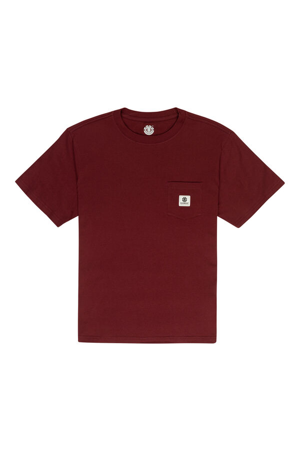 Element Basic Pocket - Camiseta para Hombre rojo