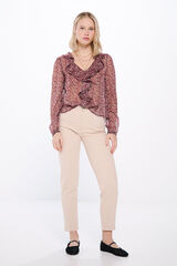 Springfield Jeans Mom color beige