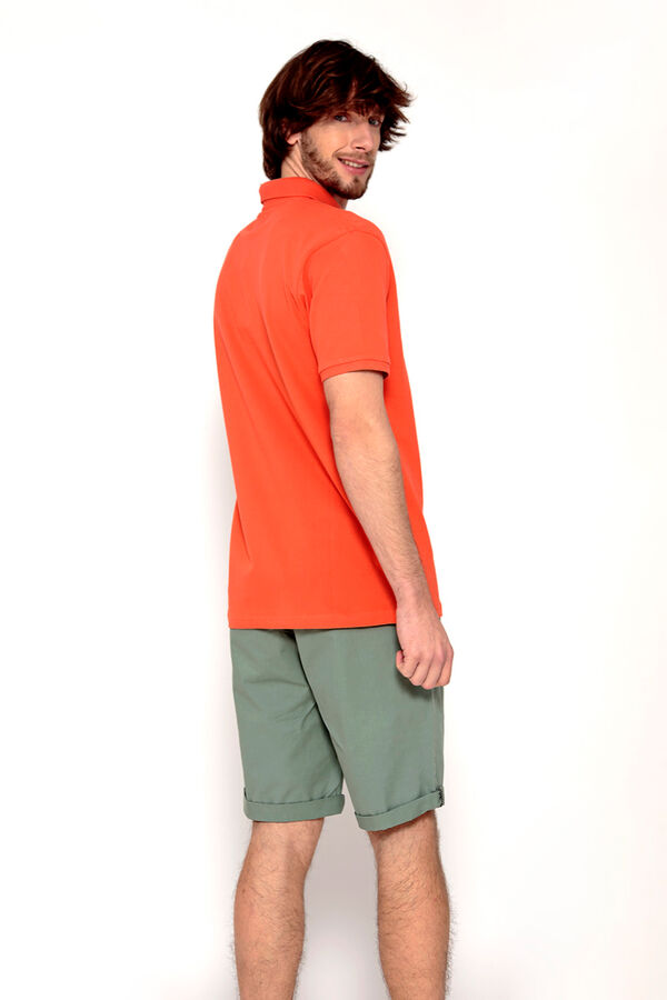 Brave Soul Short b&aacute;sico con cinco bolsillos kaki