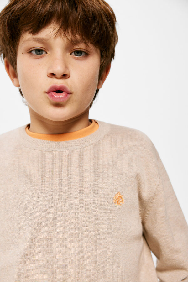 Springfield Kids Camisola cotoveleiras menino branco