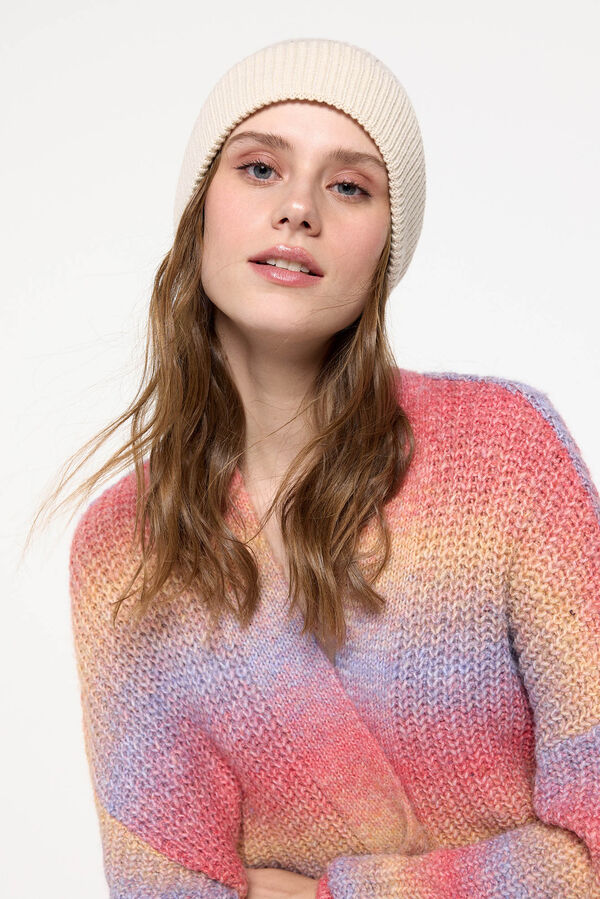 Pieces malha de malha com strass branco