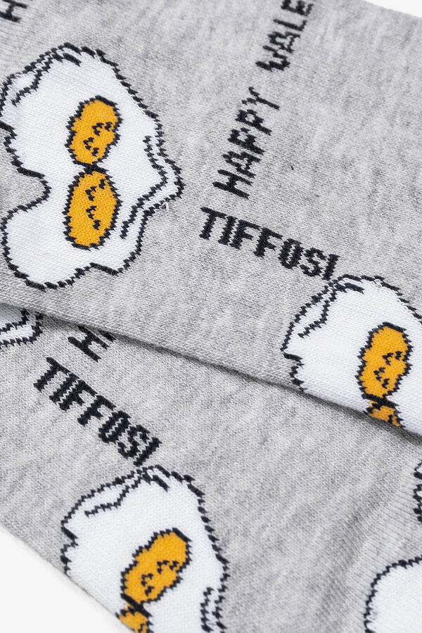 Tiffosi Calcetines San Valent&iacute;n gris