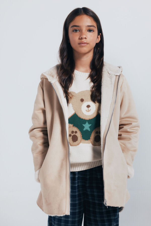 Springfield Kids Chaqueta cremallera ni&ntilde;a nude