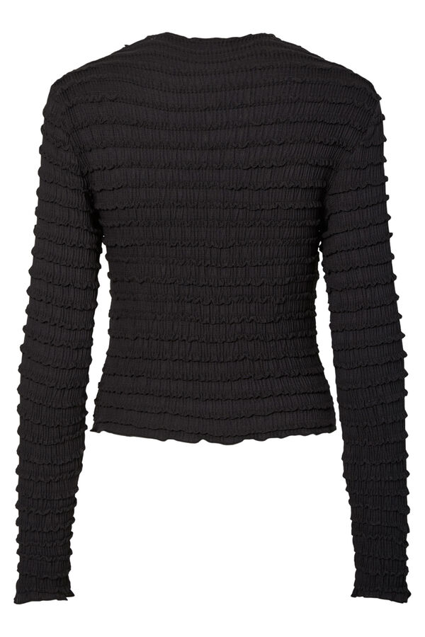 Pieces Top textura negro