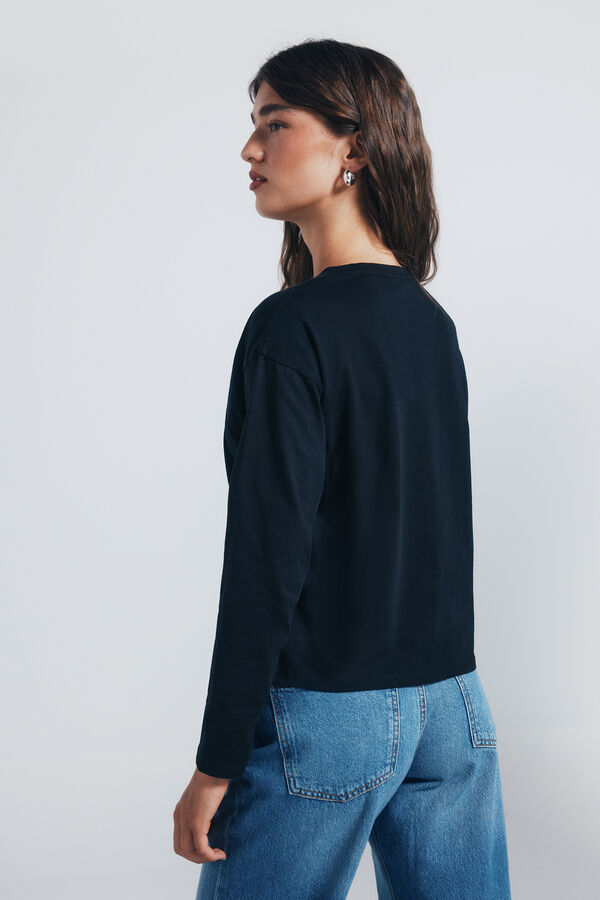 Springfield T-shirt rebites preto