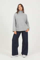 Brave Soul Camisola de malha com dois bolsos cinzento