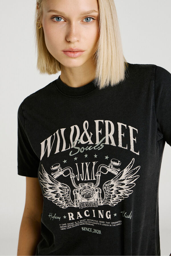 Jack & Jones Camiseta regular fit negro