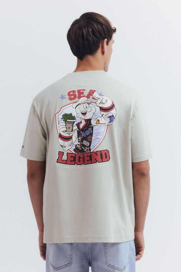 Springfield Camiseta Popeye blanco