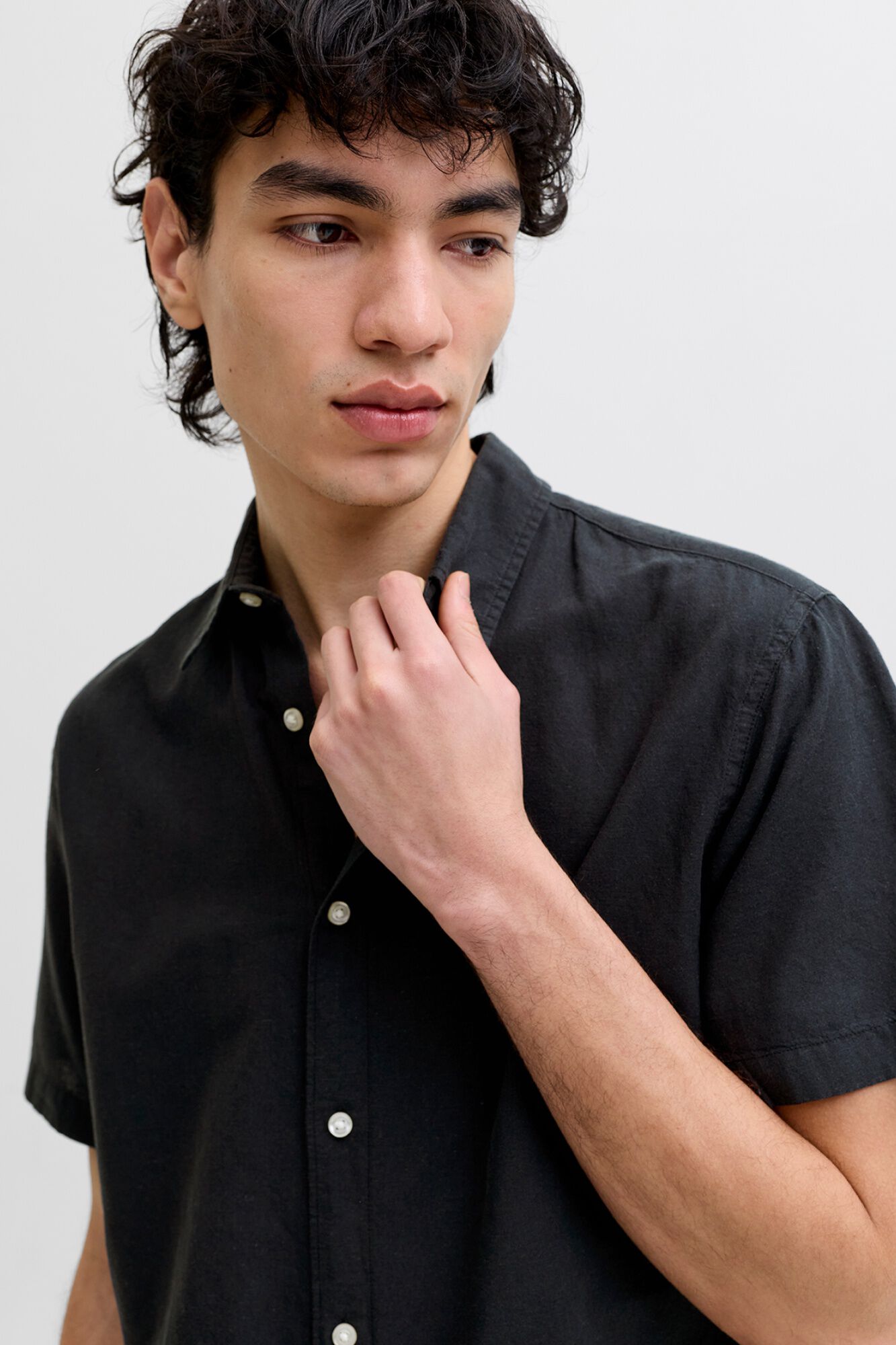 Jack & Jones Camisa regular fit lino