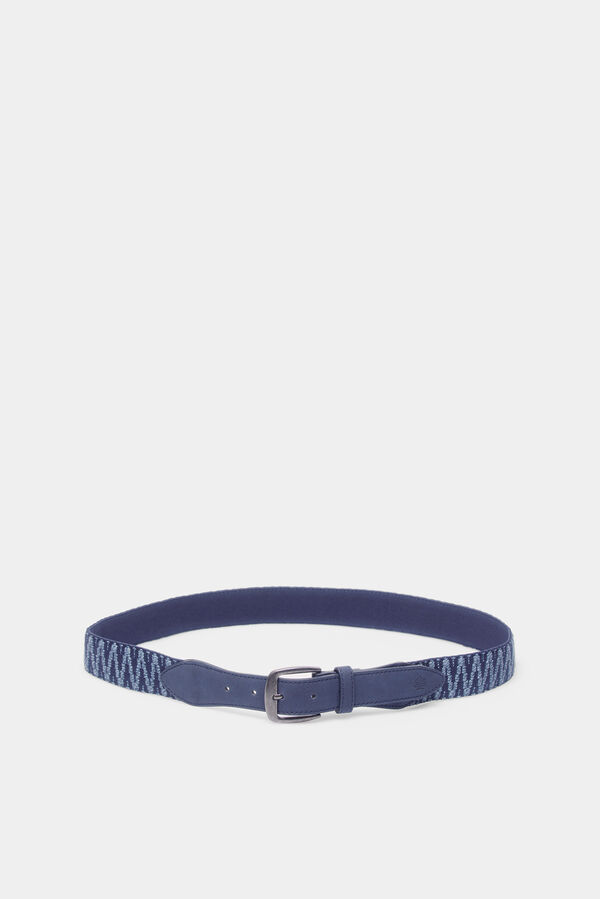 Springfield Cintur&oacute;n el&aacute;stico azul