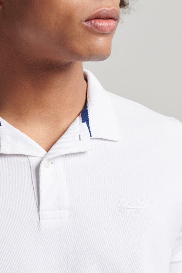 Superdry Classic Piqu&eacute; Polo Superdry blanco