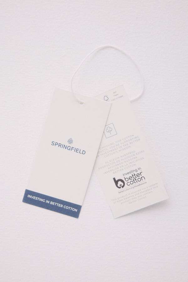 Springfield Bermuda algodón wide fit beige