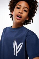 Springfield Kids Camiseta "Surf vibes" ni&ntilde;o azul