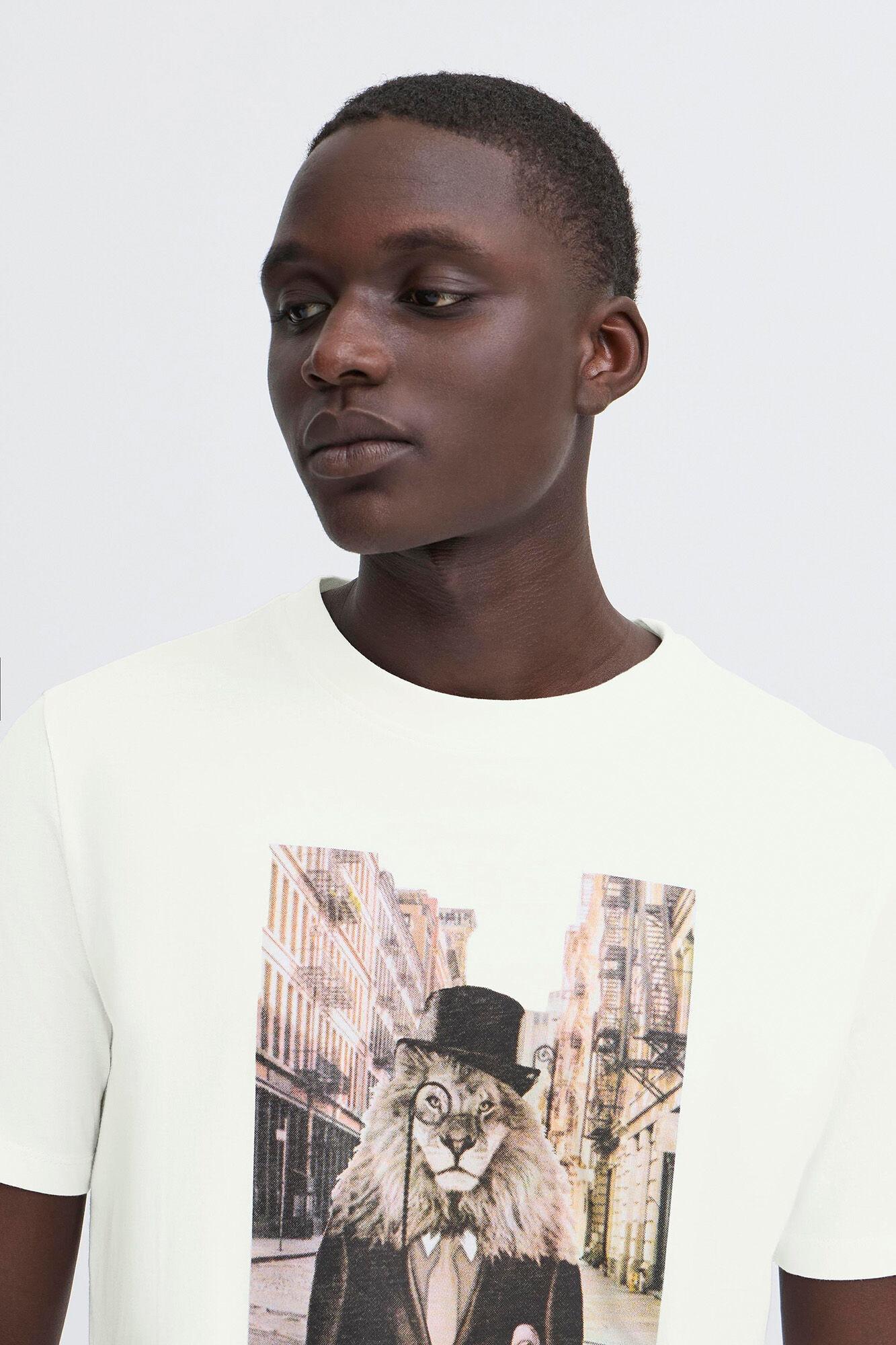 Blend T-shirt Manga Curta Print 