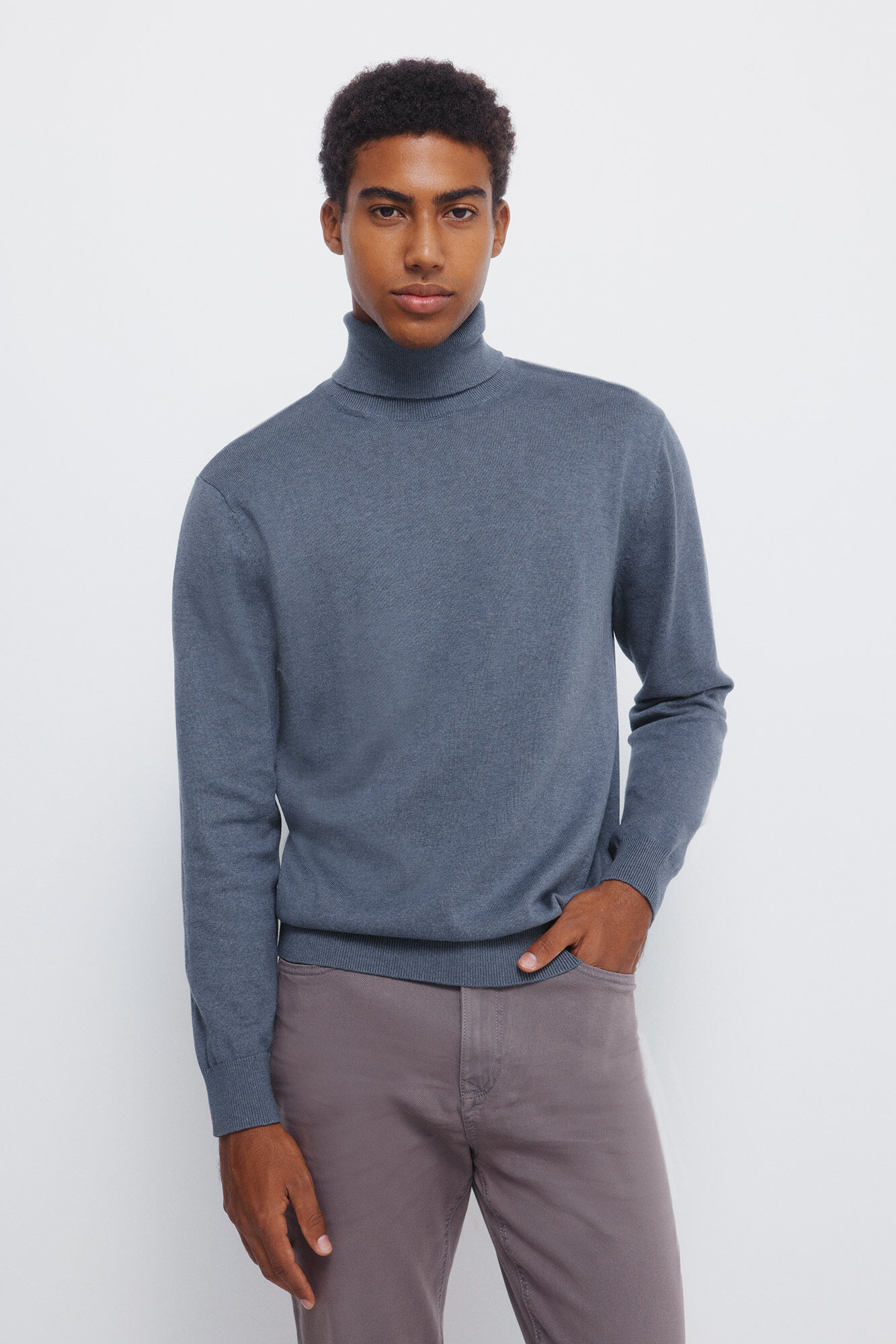 Springfield Jersey b&aacute;sico cuello alto