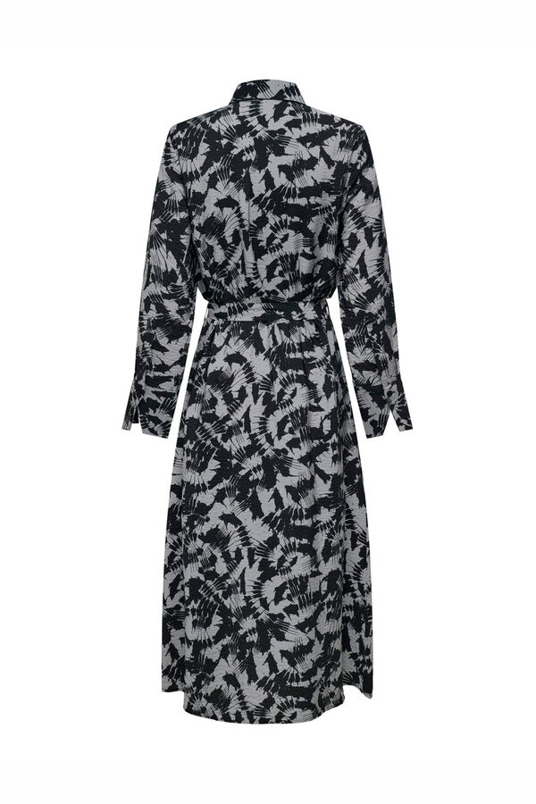 JDY Vestido bodycon manga comprida cinzento