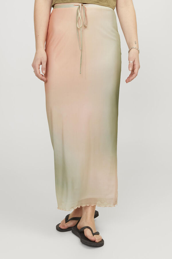 Jack & Jones Saia mesh comprida cru