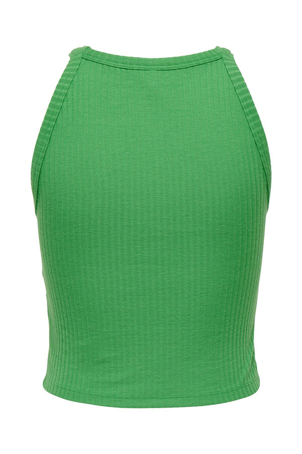 Only Top punto cropped verde