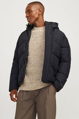 Jack & Jones Chaqueta acolchada cuello alto negro