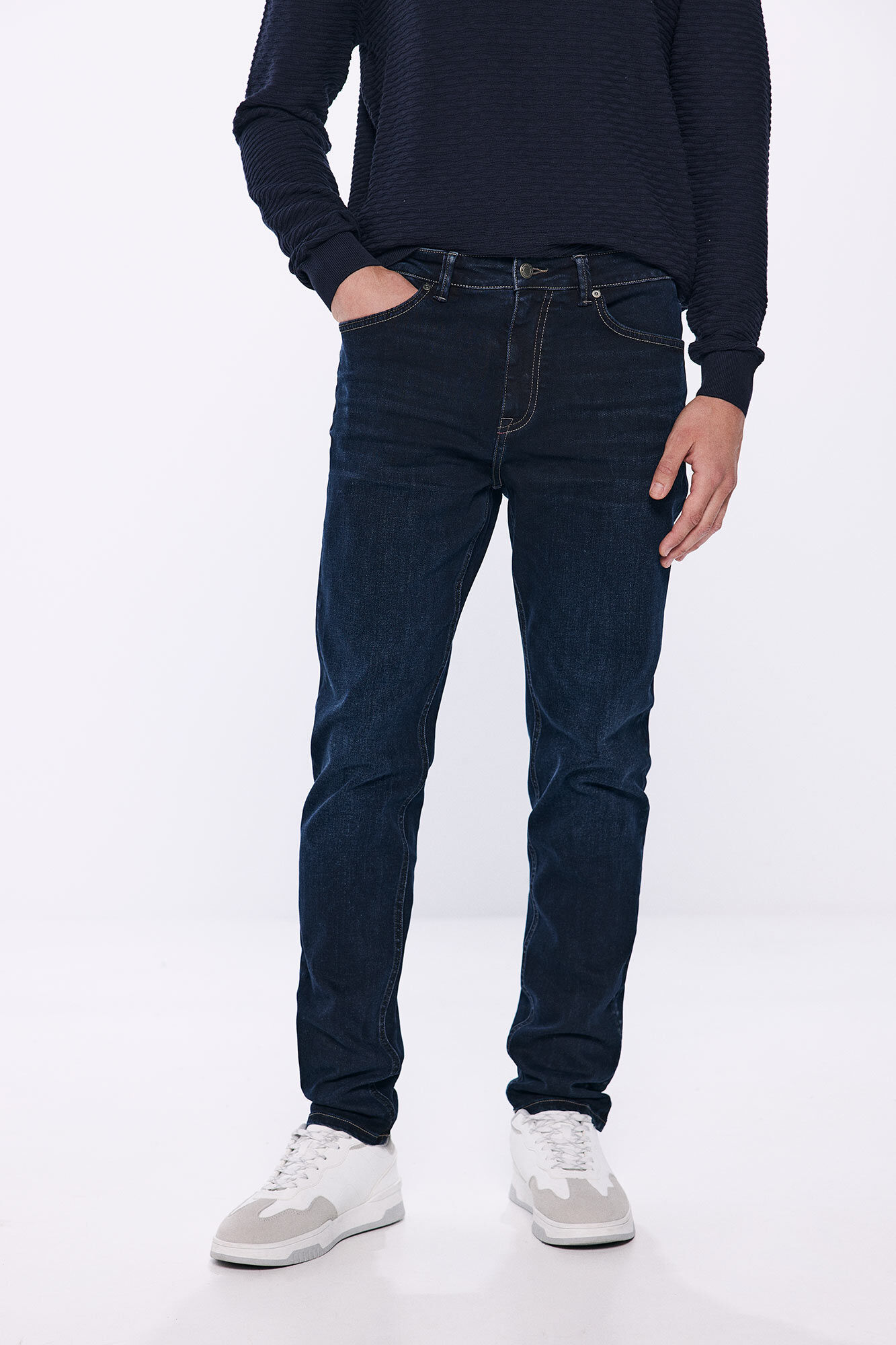 Springfield Jeans slim fit azul muito escuro