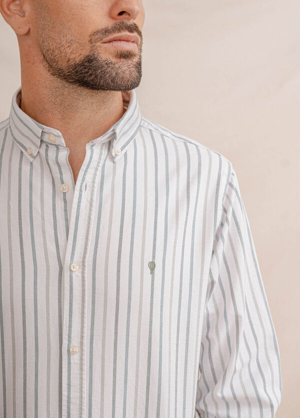 Celopman Camisa Oxford verde