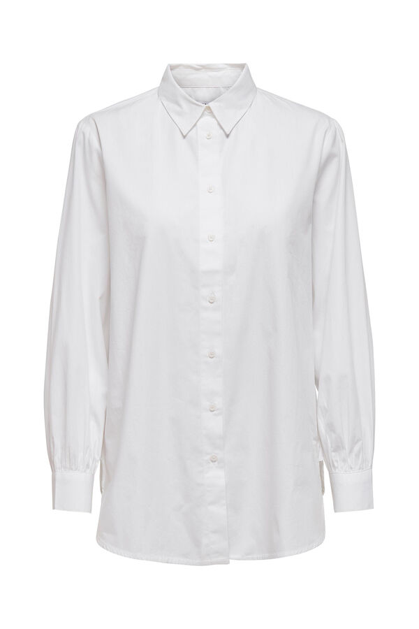 Only Camisa oversize de manga larga blanco