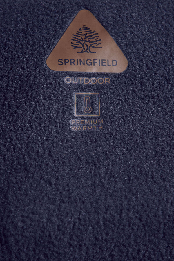 Springfield Chaqueta outdoor polar negro
