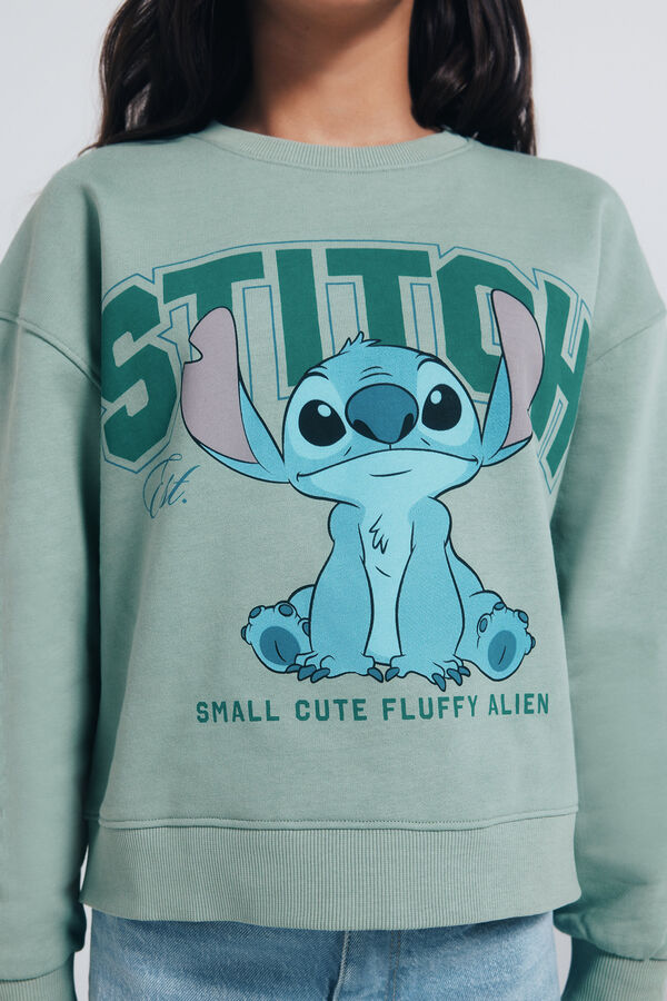 Springfield Kids Sudadera "Lilo & stitch" ni&ntilde;a verde