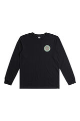 Quiksilver Camiseta de manga comprida para homens preto