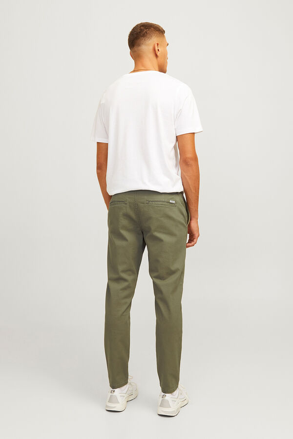 JJ REBEL Cal&ccedil;as chino slim fit verde