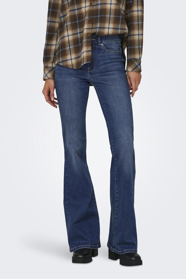 Only Jeans Flare azul