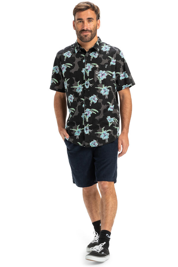 Quiksilver Apero Classic - Camiseta masculina de manga curta preto