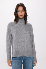 Springfield Su&eacute;ter longo com gola perkins cinzento