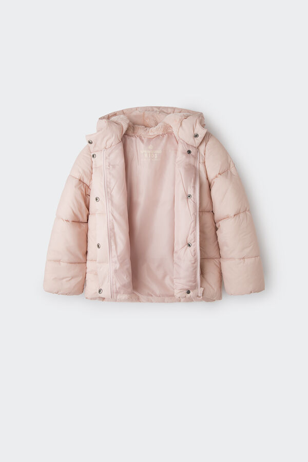 Springfield Casaco acolchoado para menina rosa