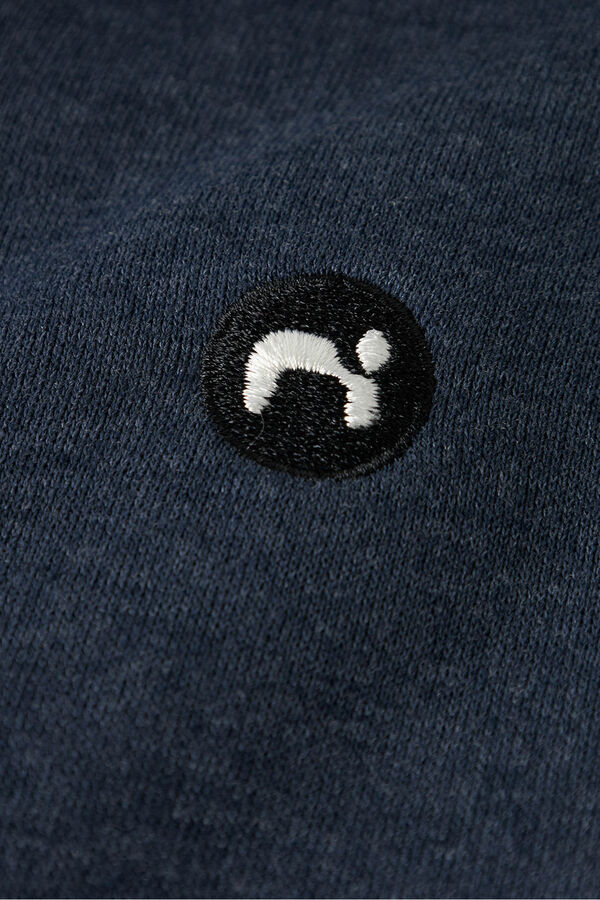 Name It Sweatshirt com fecho-&eacute;clair e capuz para meninos azul