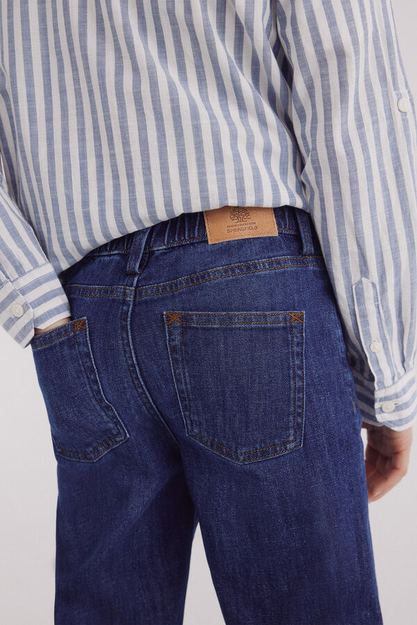 Springfield Kids Cal&ccedil;a denim leve de menino azul