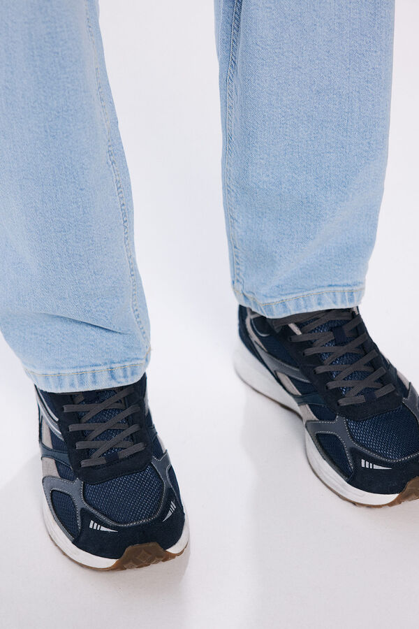 Springfield Jeans straight fit azul