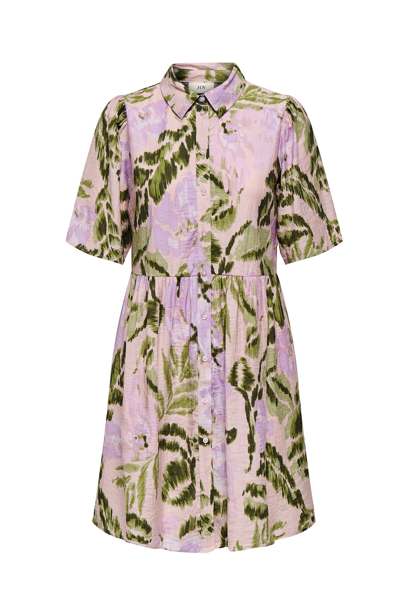 JDY Vestido curto camiseiro